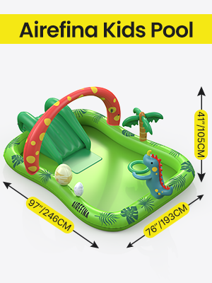 kids paddling pool swimming pool rainbow ring jungle adventure inflatable water play center slide