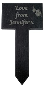 Personalised Garden Slate Stake Sign