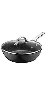 frying pan with lid saute pans