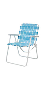 folding beach chair low high back