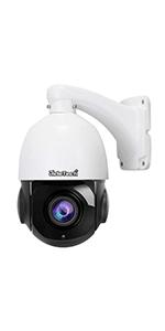 PTZ POE IP Dome Camera, HD 5MP Surveillance Camera with 20x Optical Zoom