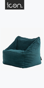 Kids Cord bean bag chair filled childrens beanbags