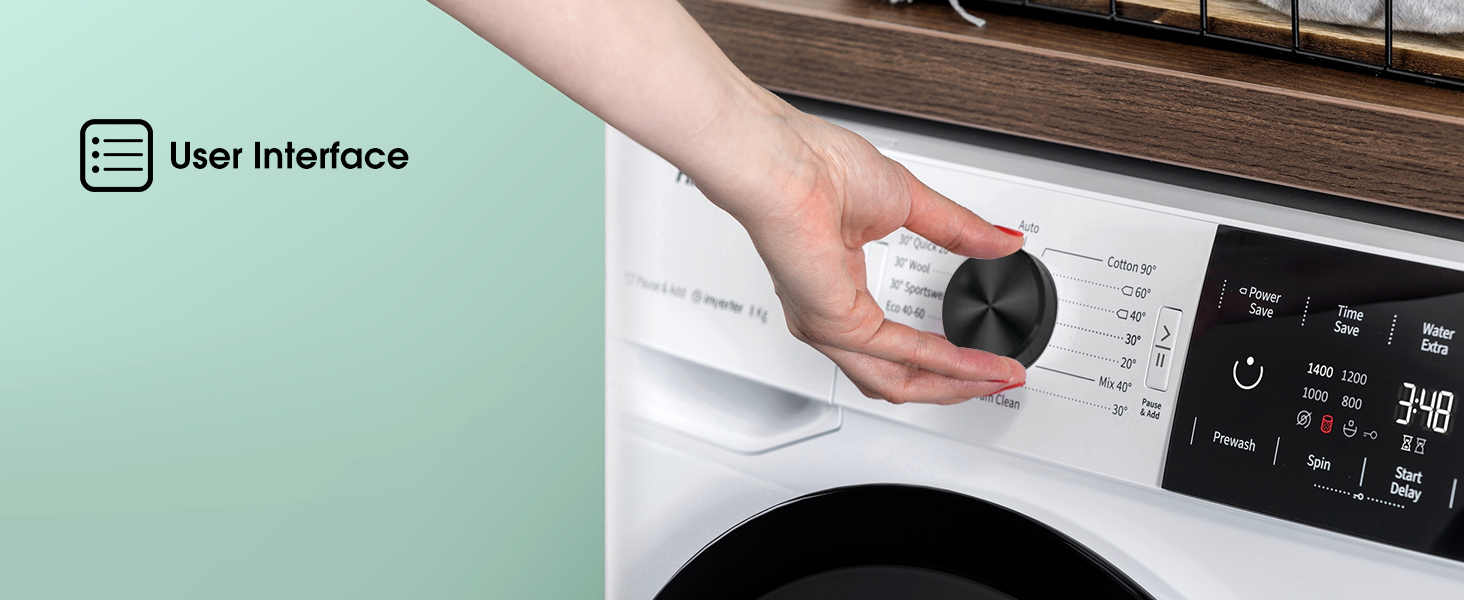 A well-thought-out control panel design enables effortless control.