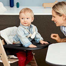 Trip-trap tripp-trapp features supplementary equipment attachable seat infant insert unisex stool 