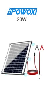 POWOXI 20W Solar Panel