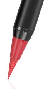 Real Brush Pens with flexible nylon tip in Assorted Colors Pack of 24