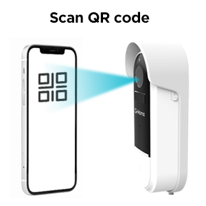 use phone conenct with doorbell camera just with a QR code