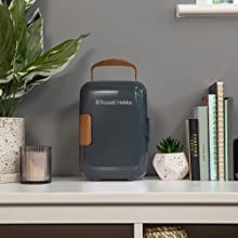 Russell Hobbs RH4CLR1001SCG 4L Mini Compact Cooler for Drinks and Cosmetics, Scandi Style