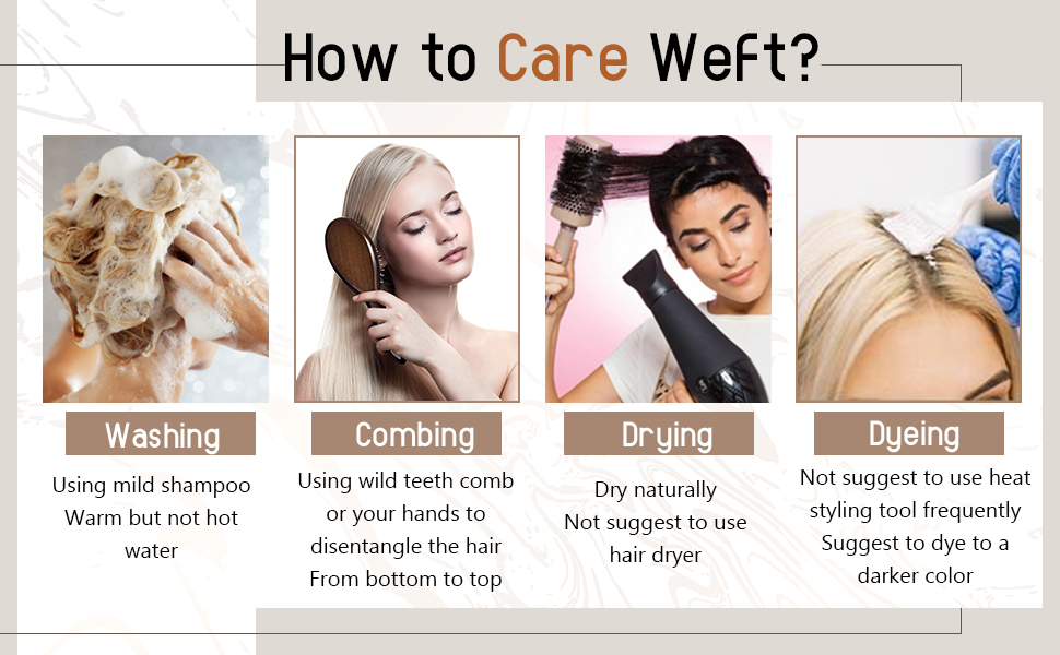 human hair weft hair extensions