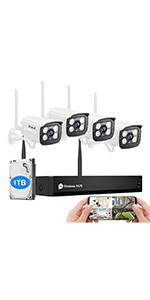 Surveillance camera set