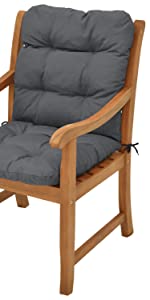 lowback chair cushion