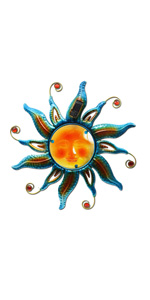 Sun wall decor