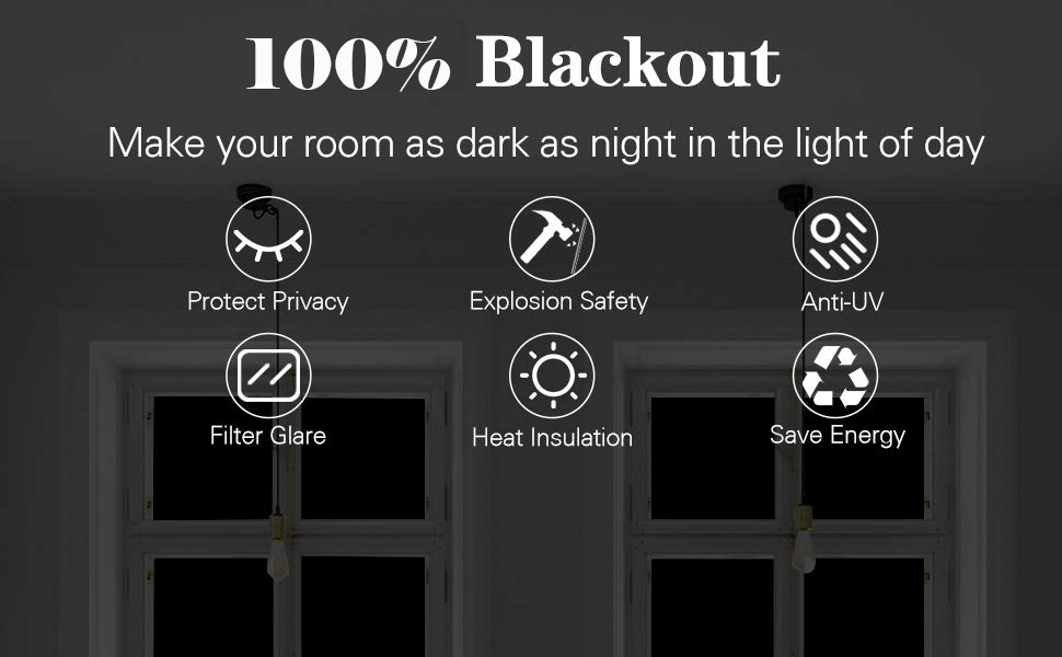 Blackout Window Film Privacy