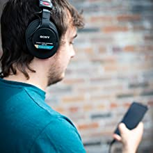 MDR-7506 Professional headphones birds eye