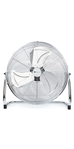 industrial fan 20inch floor fan chrome fan gym fan air cooler cooling fan portable high velocity fan