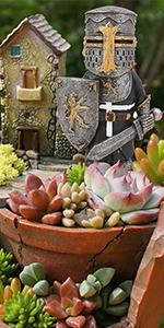 Knight Garden Gnome Guard Figurines