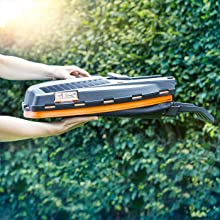 LawnMaster 34cm Electric Lawnmower Grassbox Full Indicator