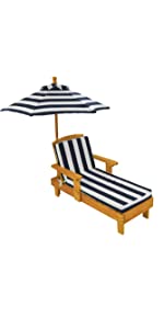 KidKraft Chaise Lounge Set with Umbrella for children