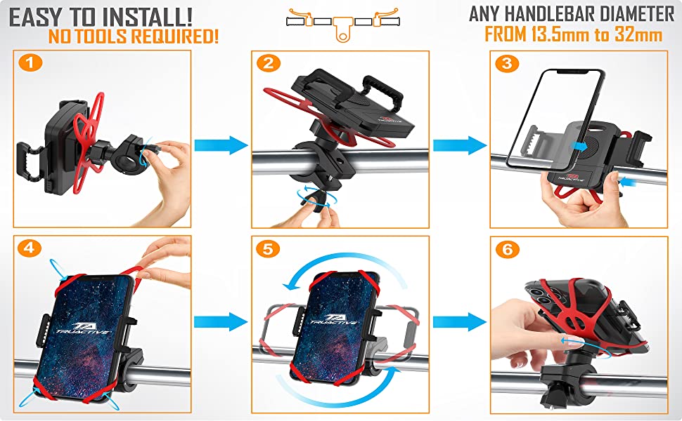 scooter phone holder cycle accessories bike accessories for women phone holder for bikes