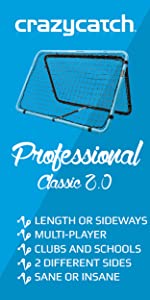 Crazy Catch Professional 2.0 Hockey Cricket goalkeeper rebound rebounder net