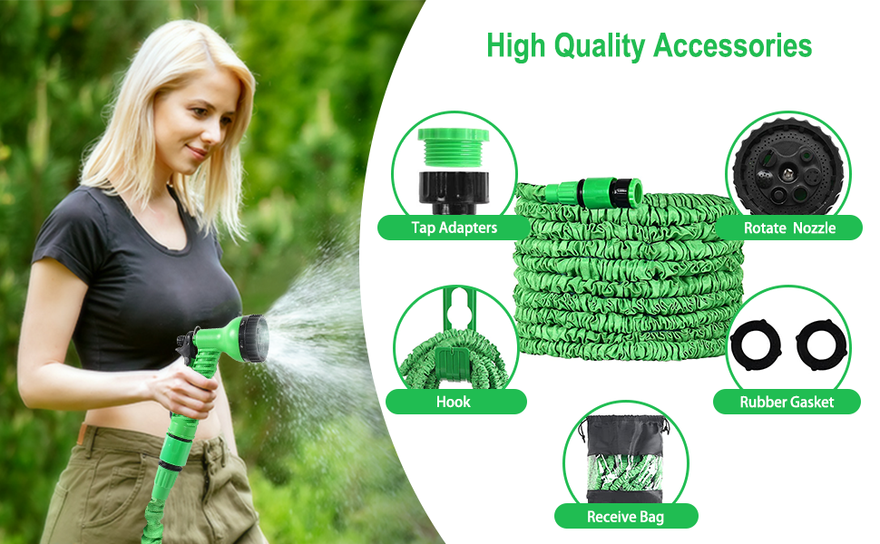 watering flowers, watering lawns, car washing