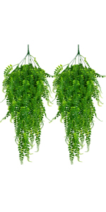artificial hanging plants