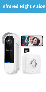 video doorbell camera with chime