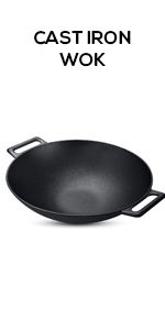 Cast Iron Wok