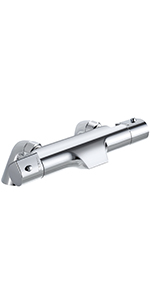 thermostatic bath shower mixer deck mounted