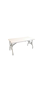 Harbour Housewares Folding Trestle Table 5ft
