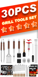 30pcs grill set