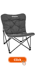 padded camping chair