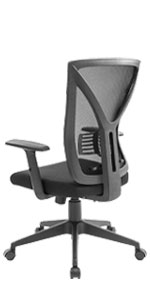 office chair with lumbar support and armrests