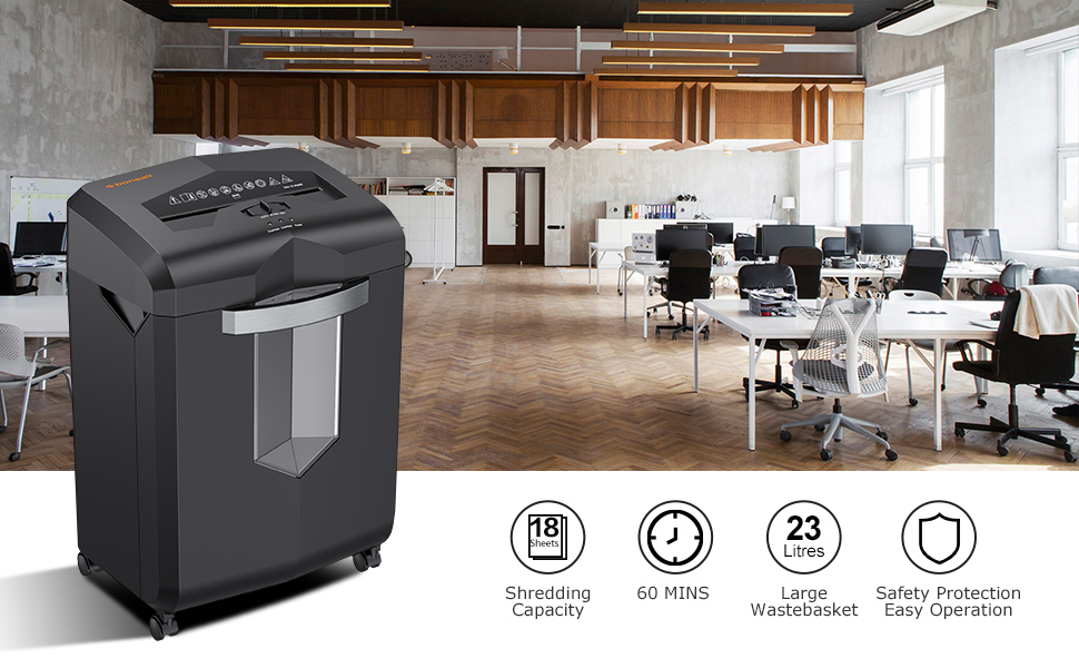 office heavy duty paper shredder