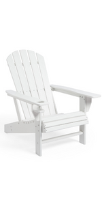 white adirondack chair