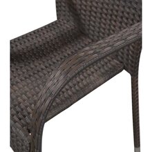 vidaXL Stackable Outdoor Chairs 6 pcs Poly Rattan Brown