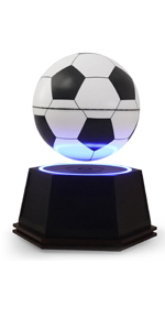 JOWHOL Magnetic Levitation Floating Football, 360 Â° Auto-Rotating Levitating Soccer