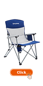 padded camping chair