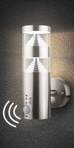 LED Wall light with motion sensor