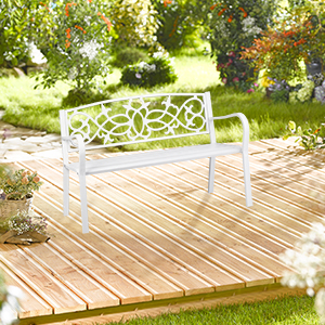 Metal bench