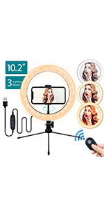 Ring Light with Tripod Stand Phone Holder