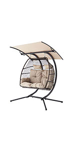 Double Hanging Egg Chair
