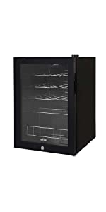 Kuhla 62L Glass Door Cooler - Black