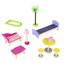 KidKraft Kayla Wooden Dolls House with furniture accessories