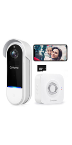 Video Doorbell Camera Wireless with Indoor Chime