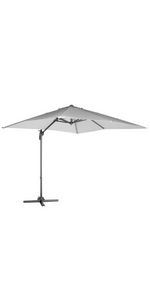 Grey 2.5m Cantilever Overhanging Parasol