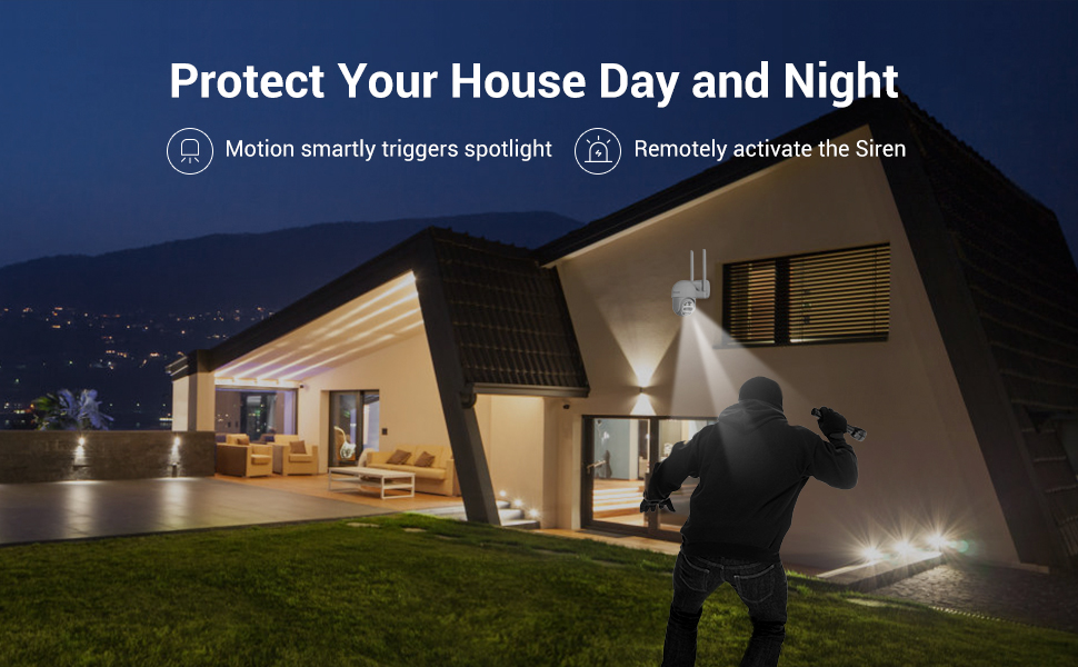 Cloud/Local Storage wireless security camera outdoor