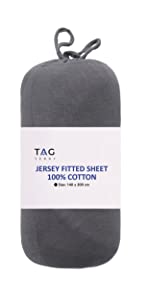 Jersey fitted cotton sheets