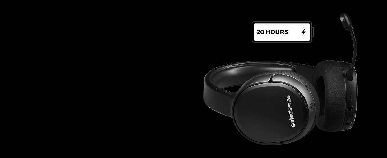 SteelSeries Arctis 1 Wireless, Wireless Gaming Headset, for PC, PS4, Nintendo Switch, Android