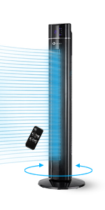 oscillating, tower fan, aroma function, summertime, cool, breeze, ioniser, fan, air purifier